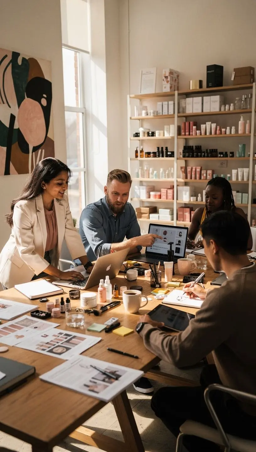 Uczestniczka programu podczas praktycznego warsztatu z technik stylizacji paznokci.