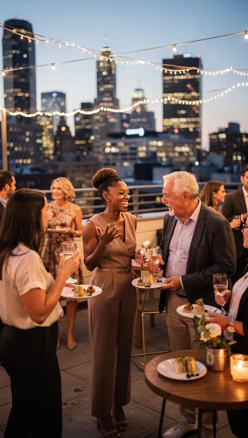 Prezentacja strategii rozwoju biznesu offline prowadzona przez eksperta w dziedzinie beauty.